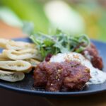 Meatballs with pasta (or gnocchi) and herbs
